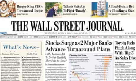Sejarah Surat Kabar The Wall Street Journal